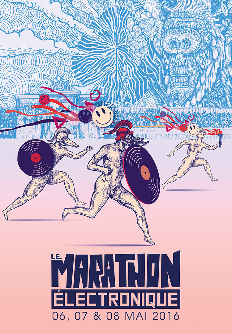 Affiche - Marathon Électronique